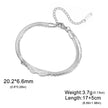 Lucktune Angel Wing Pendant Bracelet for Women Stainless Steel