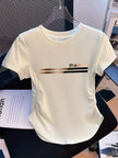 Summer Women's Women PARIS Italy Print T Shirt