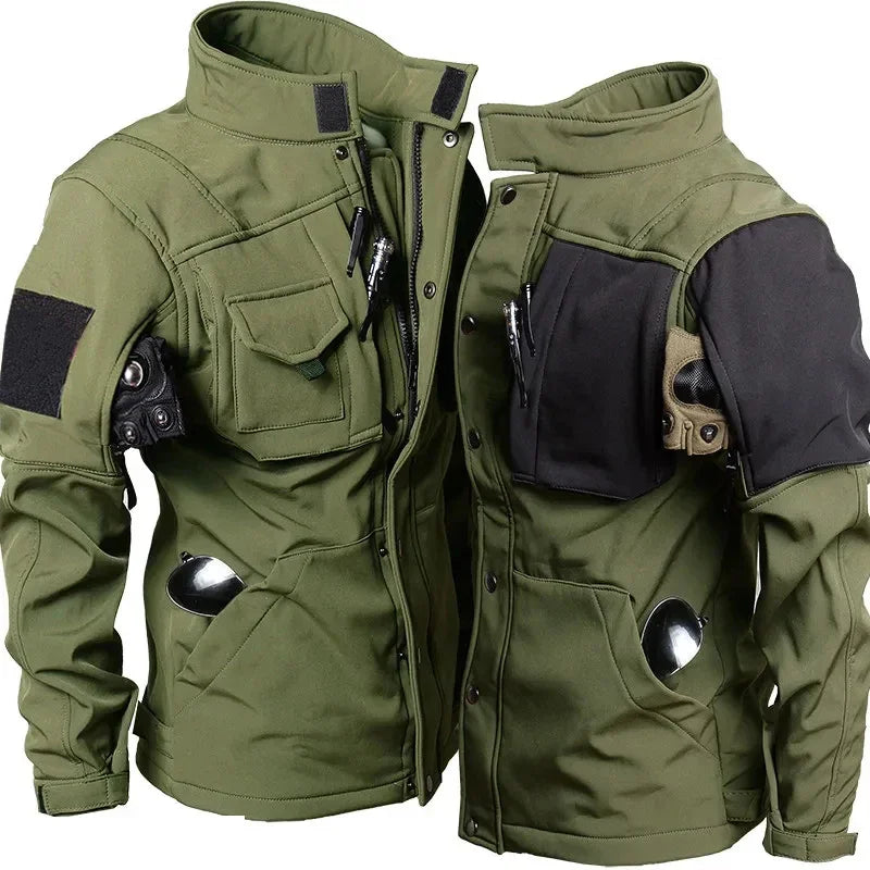 Military Shark Skin Soft Shell Multi-pocket