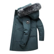 Autumn Winter Long Men Windproof Down Jacket Coats