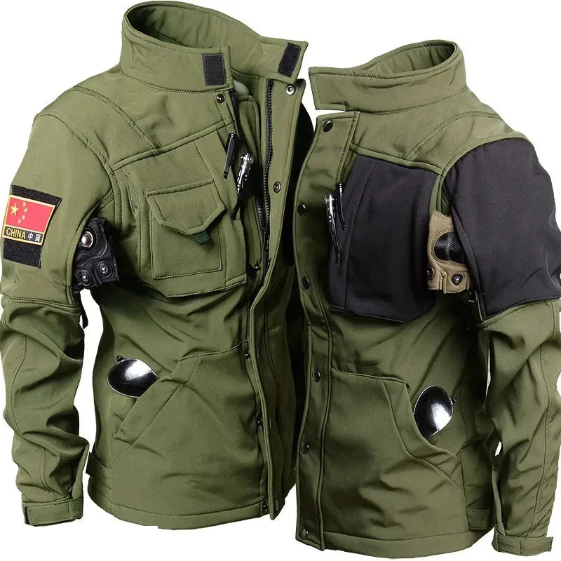 Military Shark Skin Soft Shell Multi-pocket