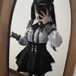 Y2k Aesthetic Lolita Style Bow Dress Shorts Set