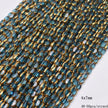 4x7mm 50pcs/lot Briolette Oval Glass Beads Plating Gold Color Crystal