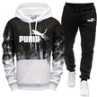Hooded Sweatshirt and Sweatpants Outdoor Sports Jogger