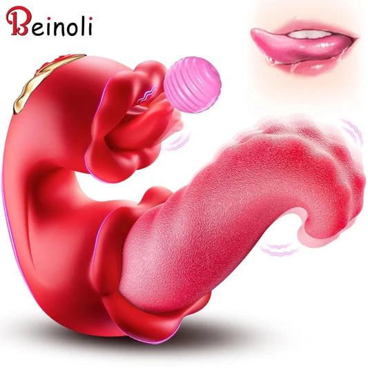 Vibrator Adult Sex Toys for Women 4 in 1 Tongue