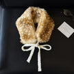 New System Kawaii Deer Plush Imitation Fur Scarf Ear Muffs
