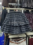 Y2k Cute Ruffled Plaid Skirt Punk Rock Subculture