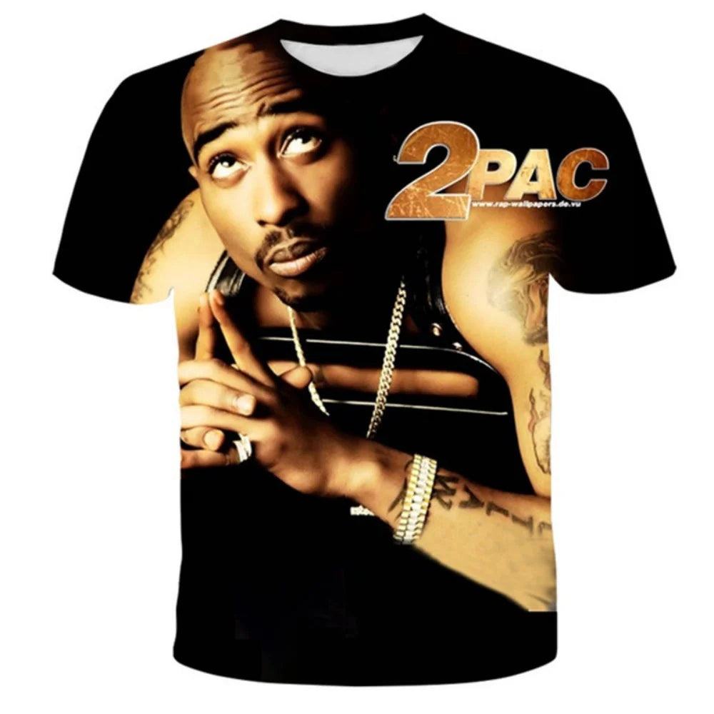 New T-Shirt Harajuku Men T-Shirt Fashion 2pac