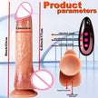 Realistic Vibrator Dildo Telescopic Female Vaginal Penetration