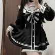 Y2k Aesthetic Lolita Style Bow Dress Shorts Set