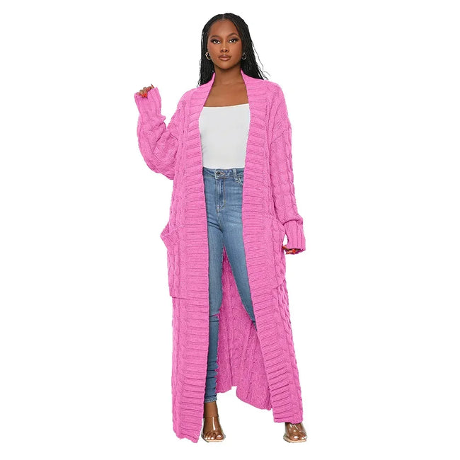 Kintted Cardigan Women Long Jacket