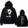Tupac 2pac Graphic Hoodie Men Fashion