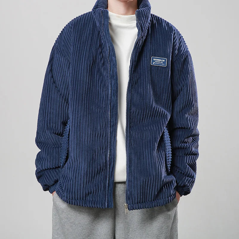 Corduroy Men's Parkas High-end Design