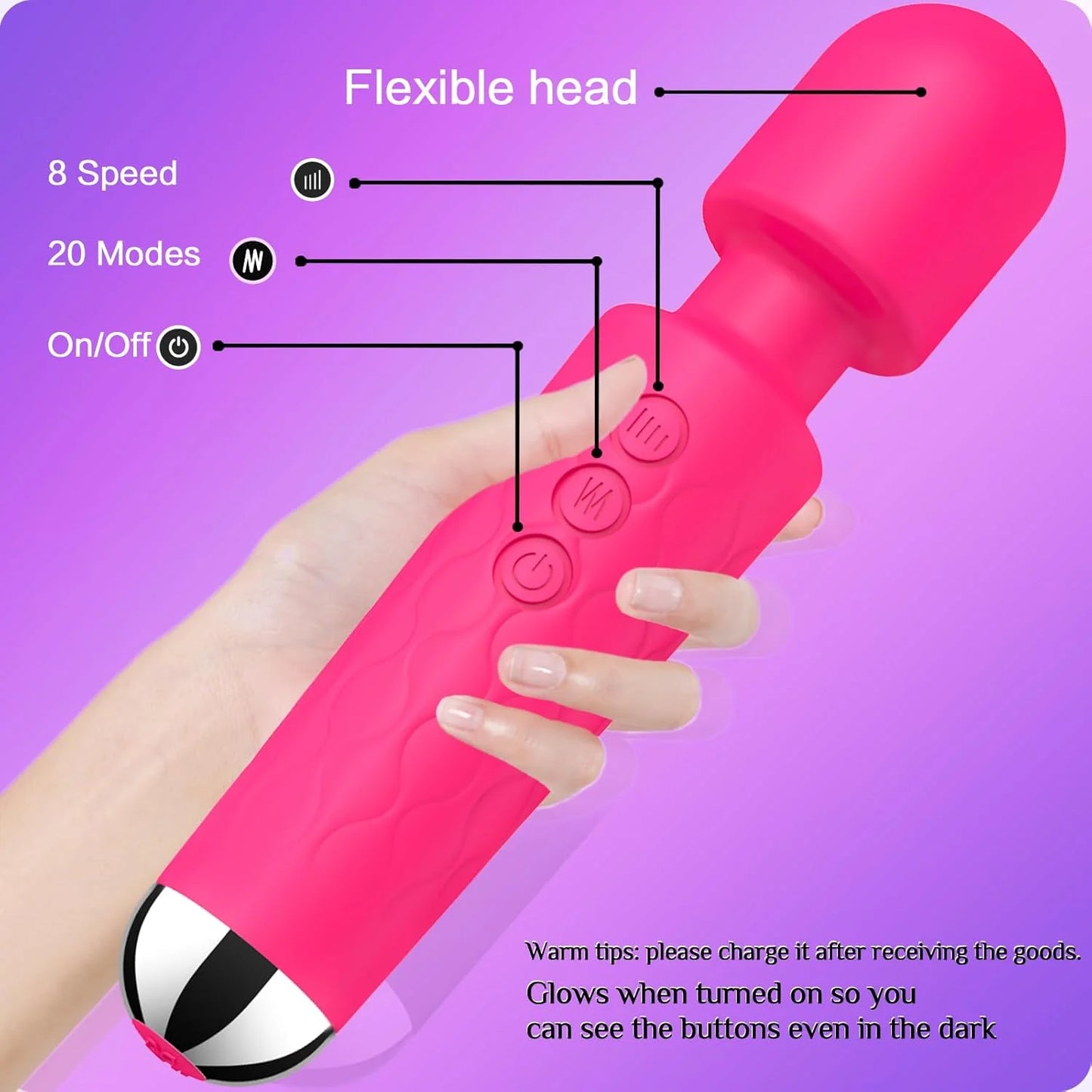10 Modes G spot Clitoris Vibrator Stimulator Adult