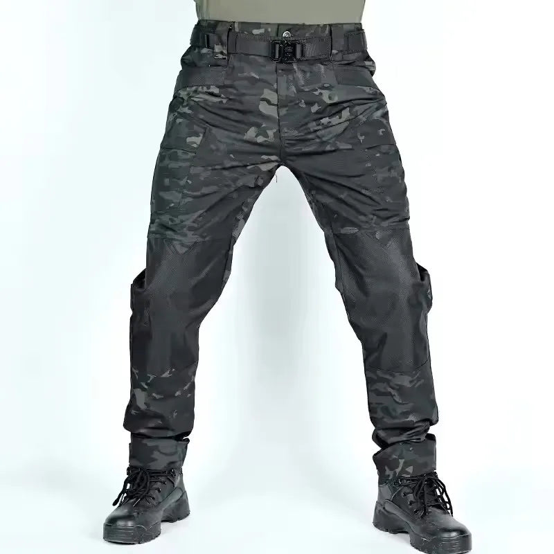 Outdoor Uniform Tactical Suits Wear Resistant T-Shirt Hood Pants