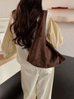 vintage faux suede hobos women shoulder bags