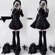 Y2k Aesthetic Lolita Style Bow Dress Shorts Set