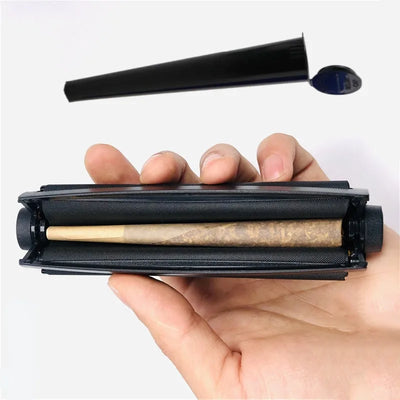 EVILSMOKING 110mm Cigarette Rolling Machine with Tobacco Storage Tube for DIY Rolling Paper Wrapping Maker Smoking Accessories - IM PERKY Boutique
