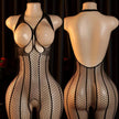 Lace Bra One-Piece Set Crotchless Lingerie Women's Curve