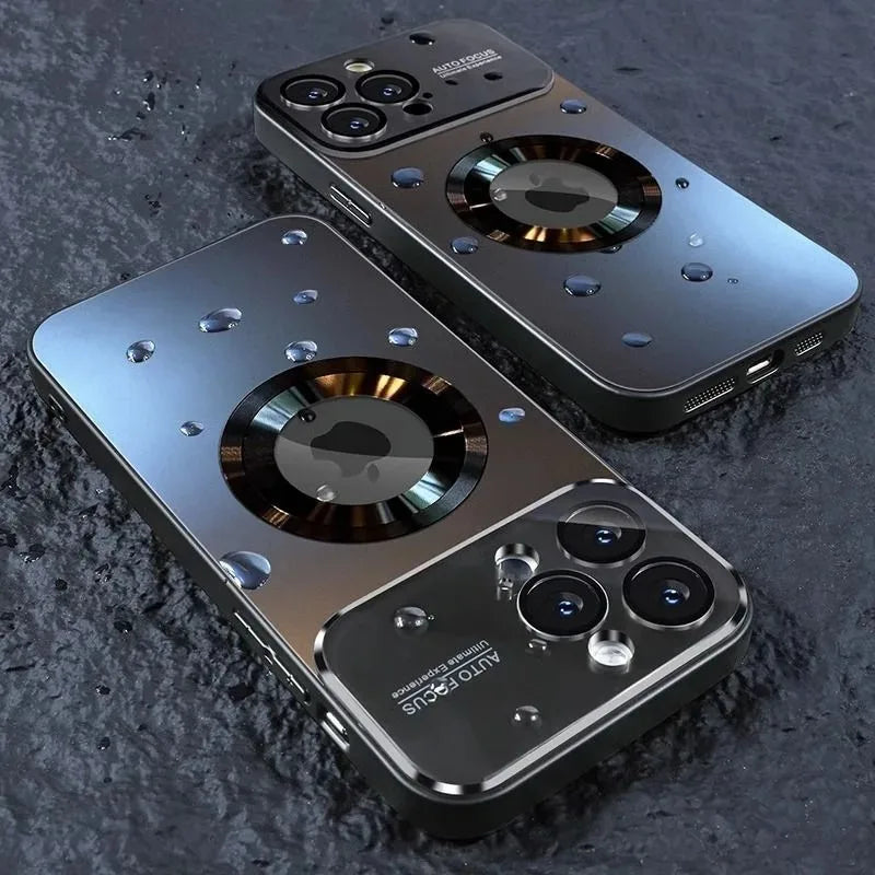 2025 New Titanium Metallic Matte Case For iPhone 17 Air 16 15 14 13 12 11