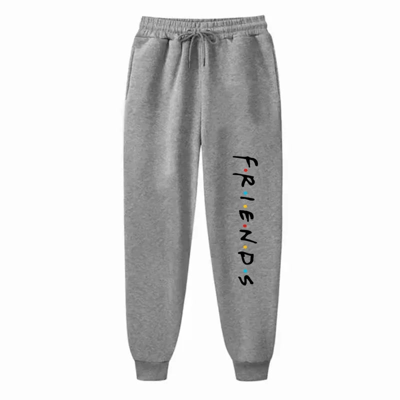 Womens Casual Loose Friends Letter