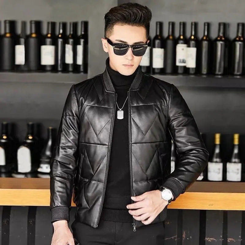 Men's Down Jacket Short Men's Cold Jacket Thick Warm