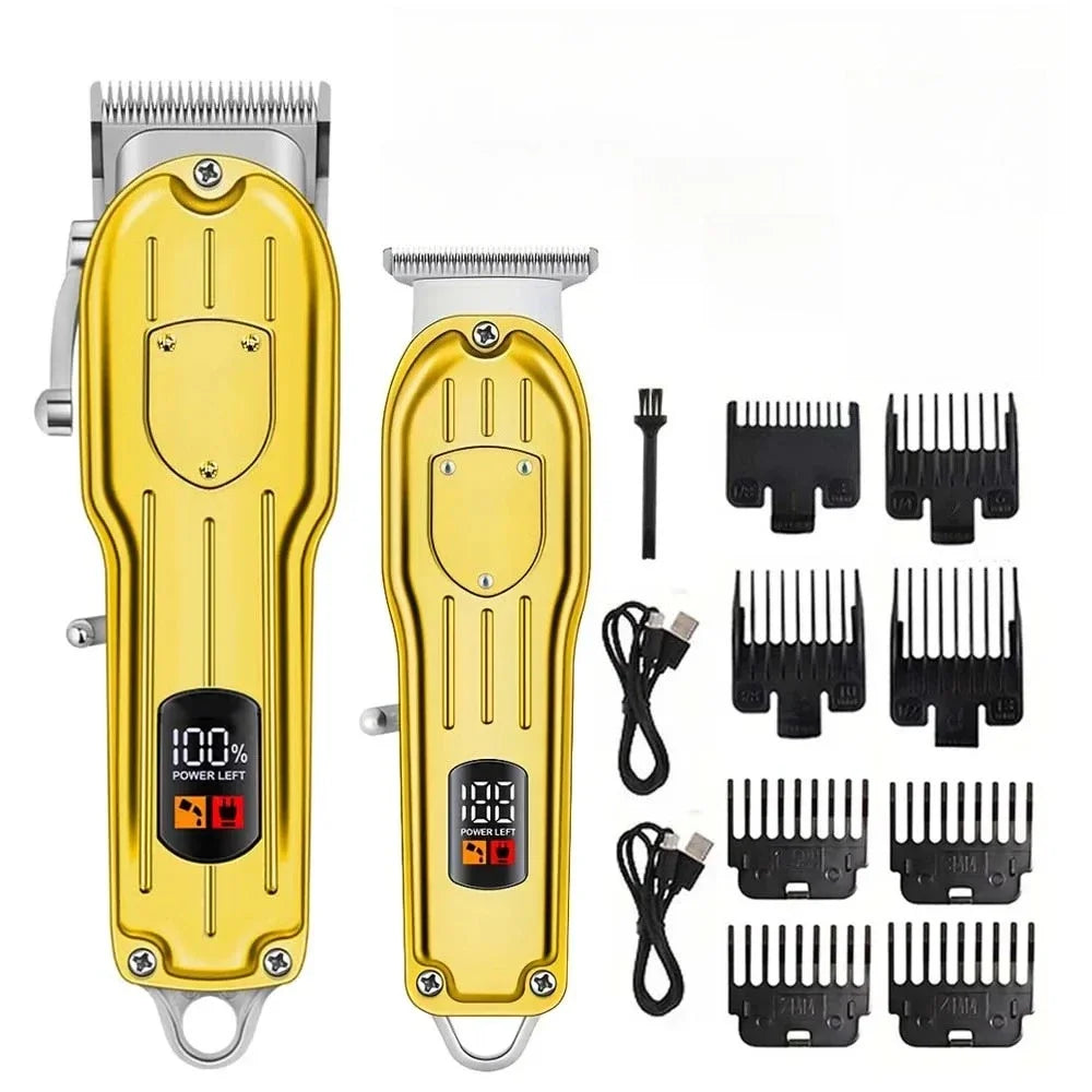 Hair Clippers Professional Barber Clippers and Trimmers Set