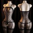 Lace Bra One-Piece Set Crotchless Lingerie Women's Curve