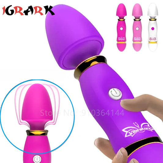 12 Speeds Magic Wand Massager Female Masturbator