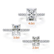 DEZO Moissanite Solitaire Engagement Rings 2/3/4ct - IM PERKY Boutique