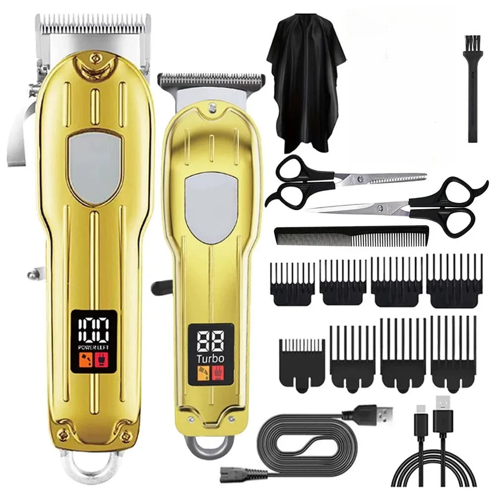 Hair Clippers Professional Barber Clippers and Trimmers Set