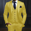 Plaid Men's suit 3 piece Suit Formal Business Work Clothes