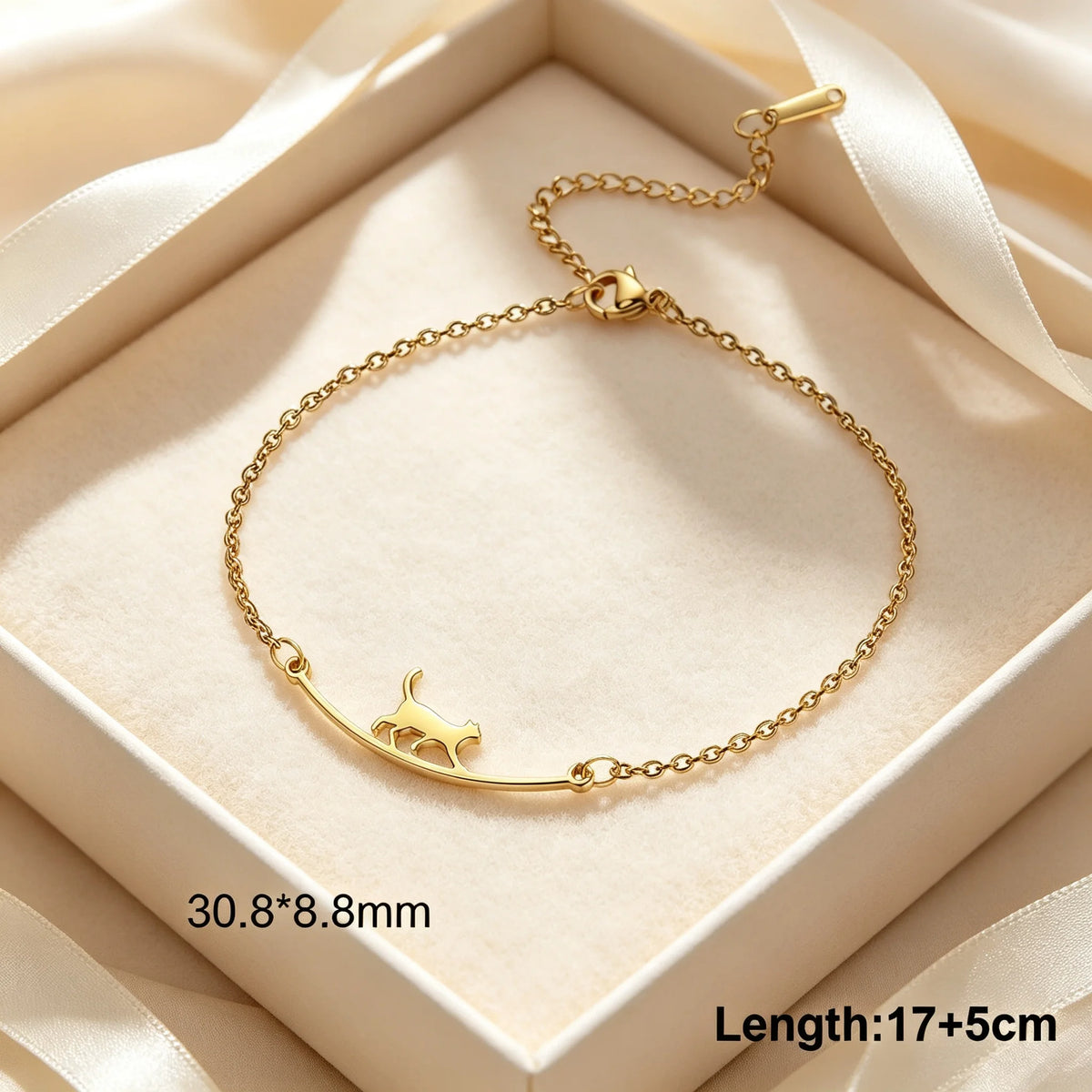 Cute Dachshund Dog Stainless Steel Bracelet