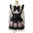 Y2k Aesthetic Lolita Style Bow Dress Shorts Set