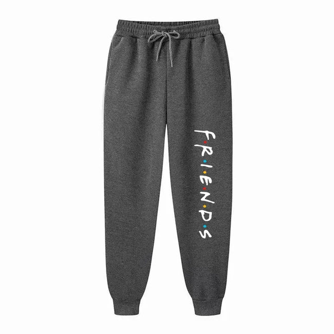Womens Casual Loose Friends Letter