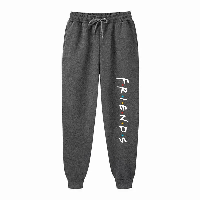 Womens Casual Loose Friends Letter