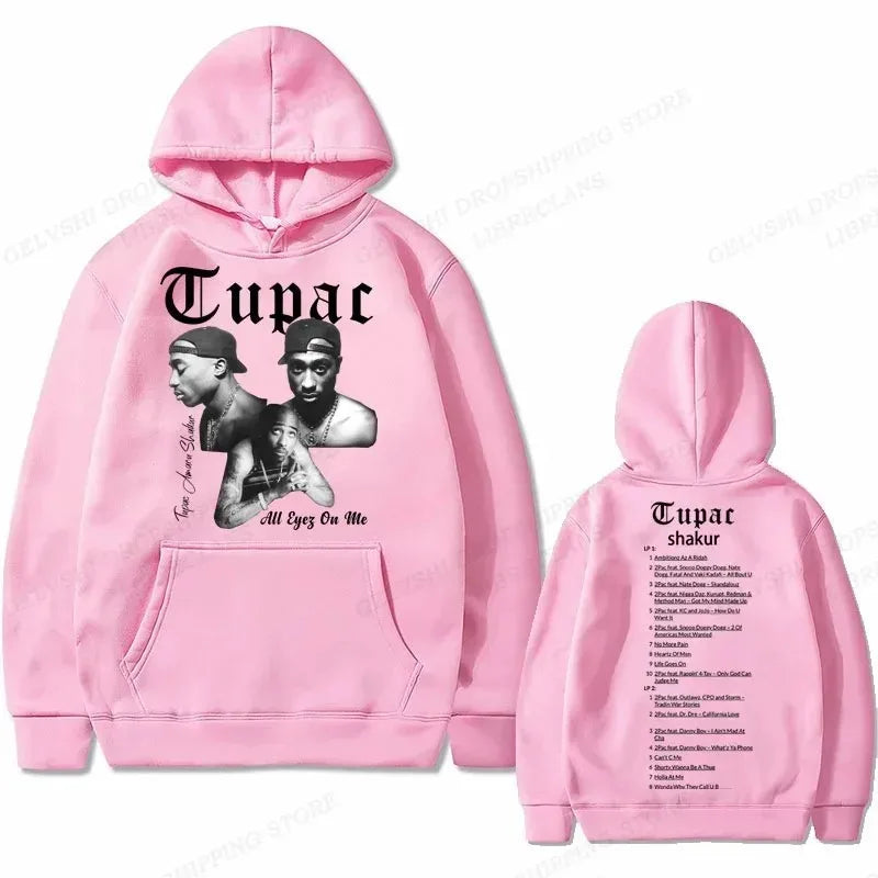Tupac 2pac Graphic Hoodie Men Fashion