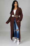 Kintted Cardigan Women Long Jacket