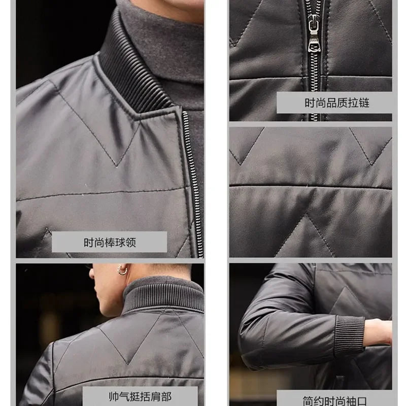 Men's Down Jacket Short Men's Cold Jacket Thick Warm