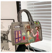 European and American embroidered Handbag