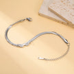 Lucktune Angel Wing Pendant Bracelet for Women Stainless Steel