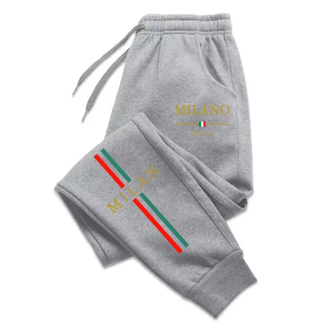 2025 Hot Sale Milan City Printed Jogger Pants Men Women