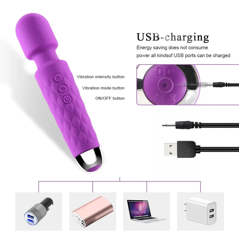 10 Modes G spot Clitoris Vibrator Stimulator Adult
