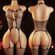 Lace Bra One-Piece Set Crotchless Lingerie Women's Curve