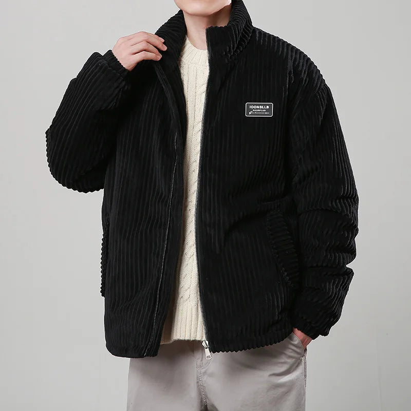 Corduroy Men's Parkas High-end Design