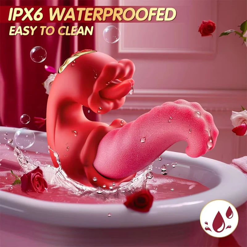 Vibrator Adult Sex Toys for Women 4 in 1 Tongue