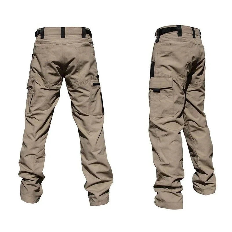 Wear Resistant Work Pant Man Multi-pocket Straight Cargo