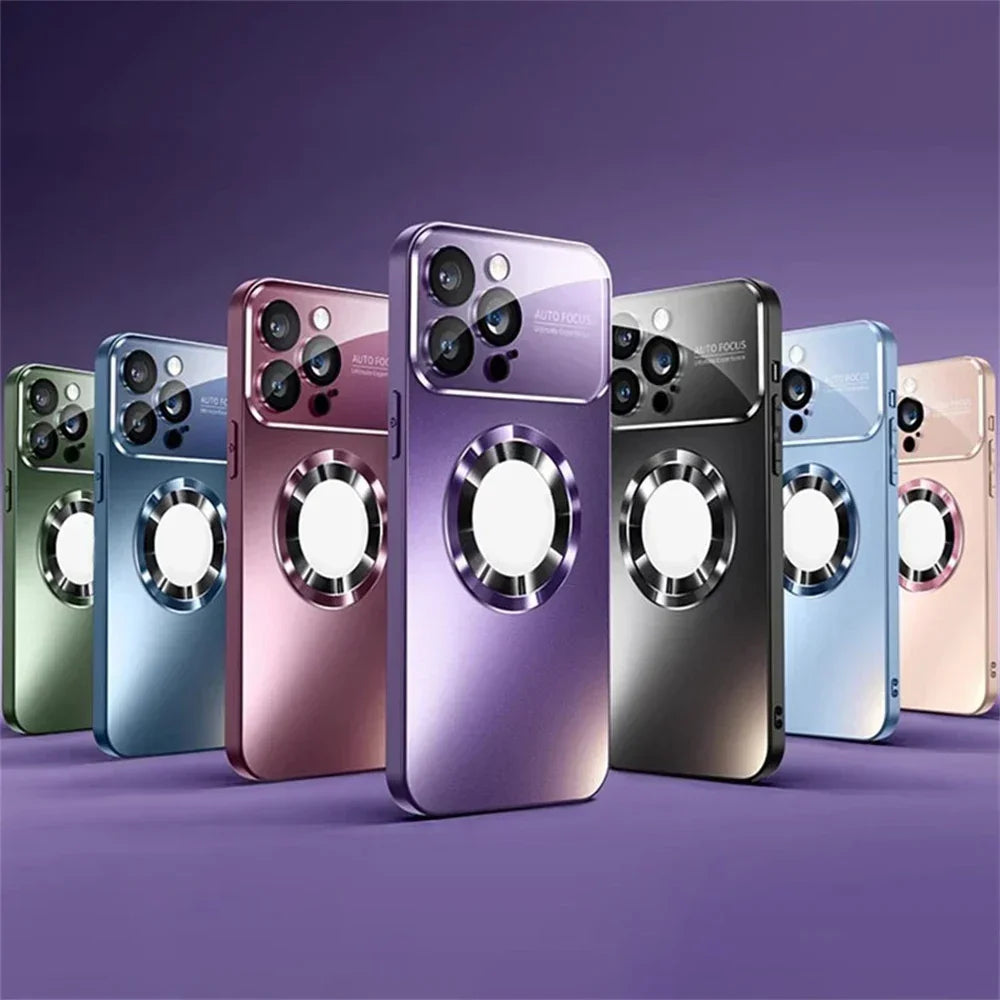 2025 New Titanium Metallic Matte Case For iPhone 17 Air 16 15 14 13 12 11