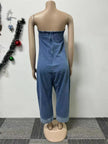 Wmstar Women's Jumpsuits One Piece Outfits Solid Casual Off Shoulder Summer Sexy Playsuits Overalls Wholesale Dropshipping 2024 - IM PERKY Boutique