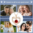 Fashion Income Rose Flower Pendant Necklace Anniversary